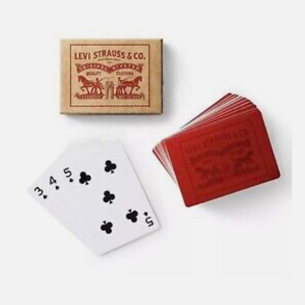 NEW deck of limited edition Levi’s playing cards